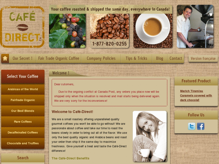 www.cafedirect.ca