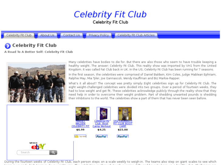 www.celebrityfitclub.org