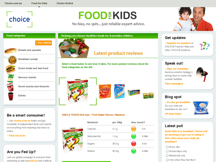 www.choicefoodforkids.com.au