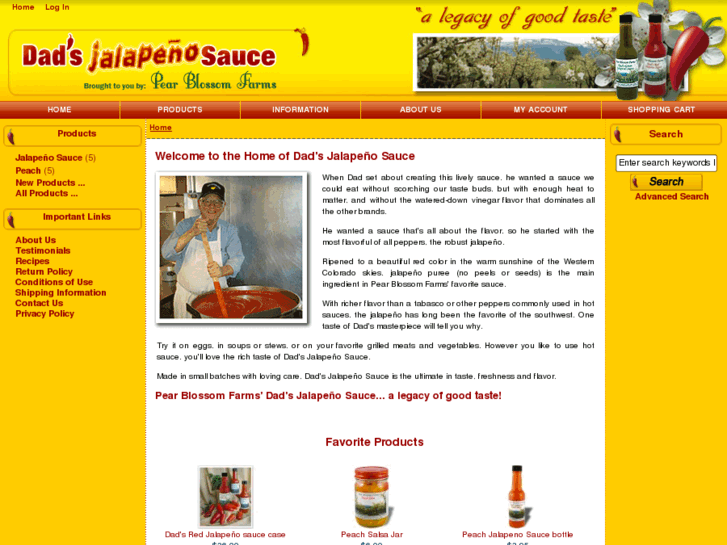 www.dadsjalapenosauce.com