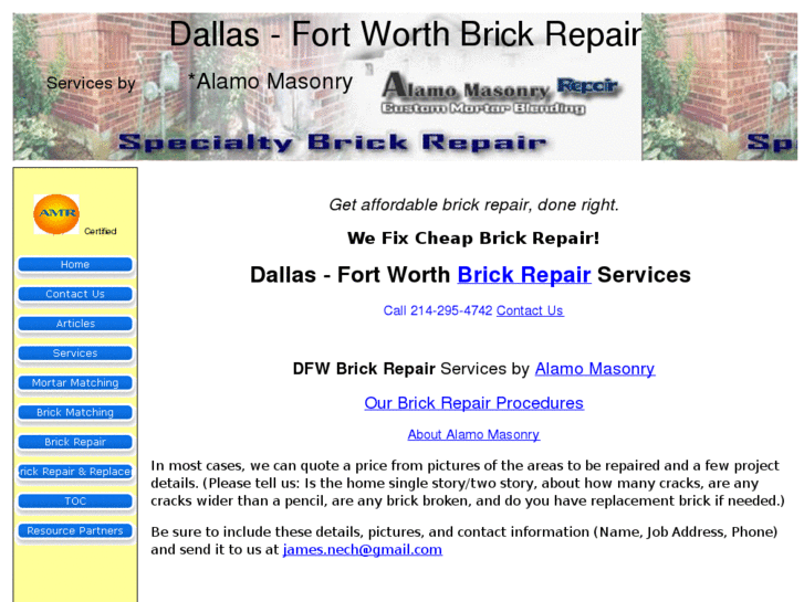 www.dfwbrickrepair.com