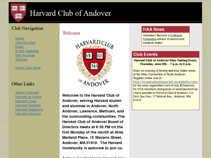 www.harvardclubofandover.com