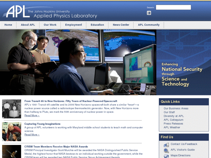www.jhuappliedphysicslaboratory.org