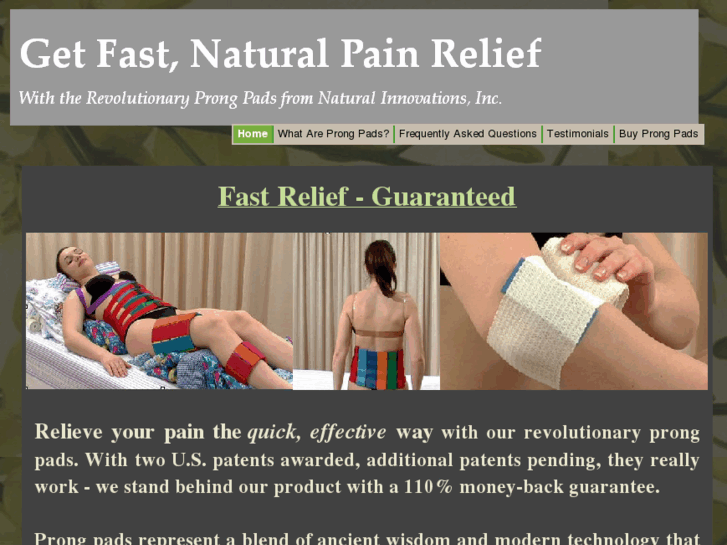 www.naturalpainreliefpads.com