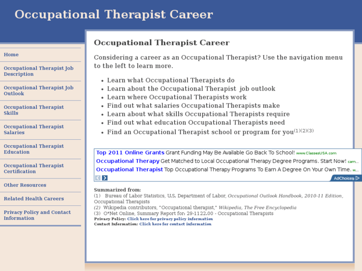 www.occupationaltherapistcareer.net