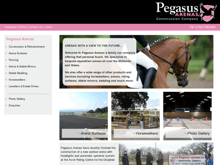 www.pegasus-arenas.co.uk