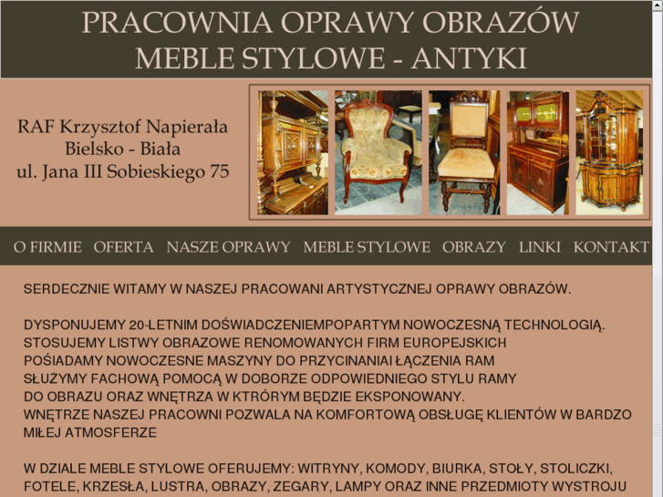 www.pracowniaoprawyobrazow.pl