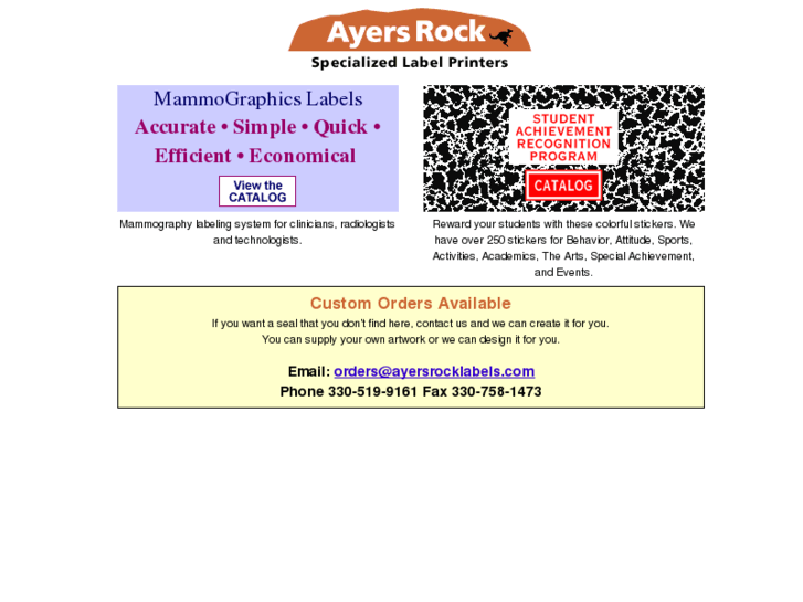 www.ayersrocklabels.com