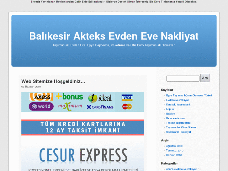 www.balikesirnakliyat.net