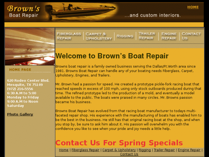 www.brownsboatrepair.com