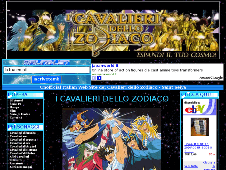 www.cavalieridellozodiaco.it