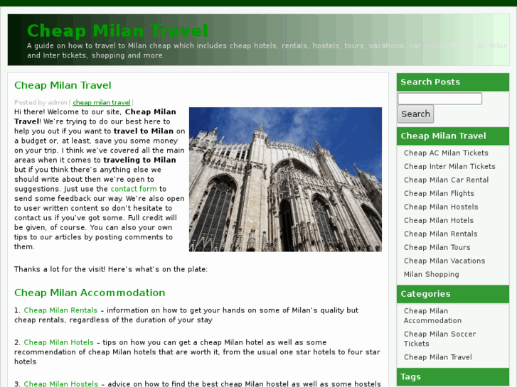 www.cheapmilantravel.com