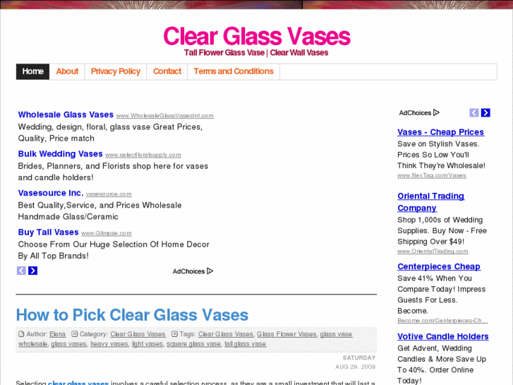 www.clearglassvases.org