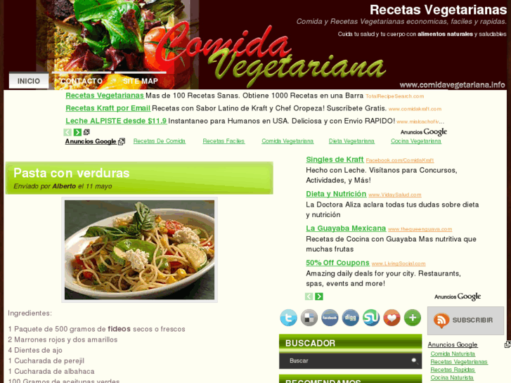 www.comidavegetariana.info