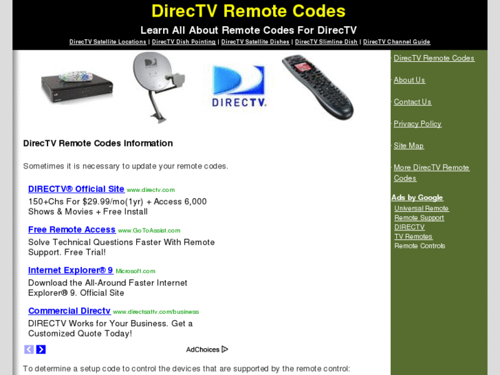 www.directvremotecodes.com