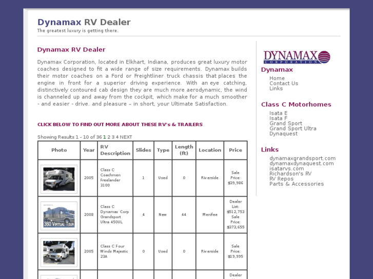 www.dynamaxrvdealer.com