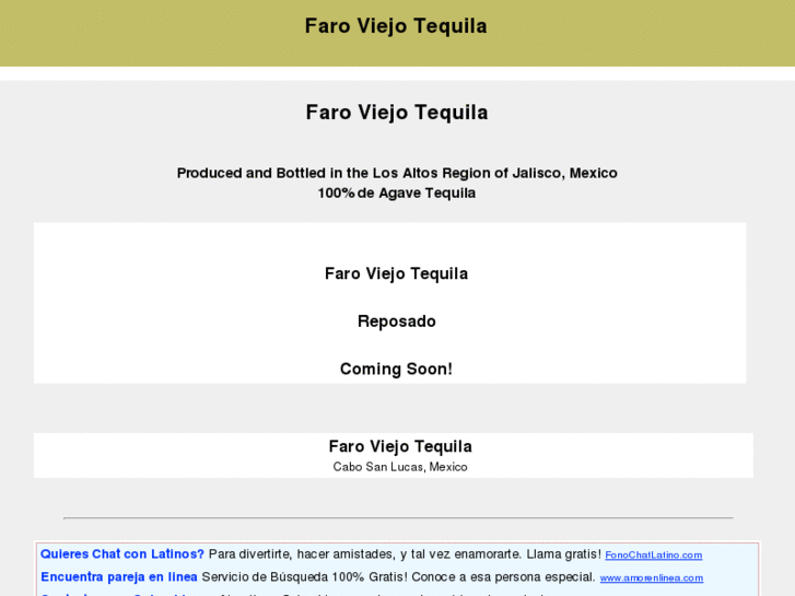 www.faroviejotequila.com