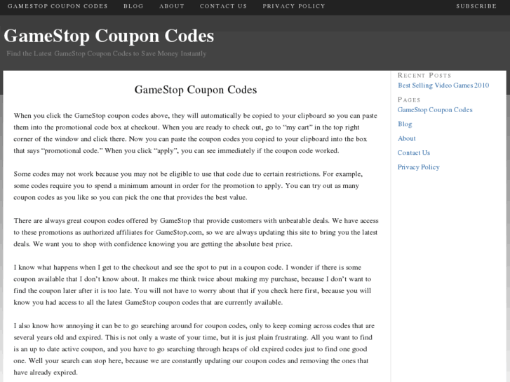 www.gamestopcouponcodes.net