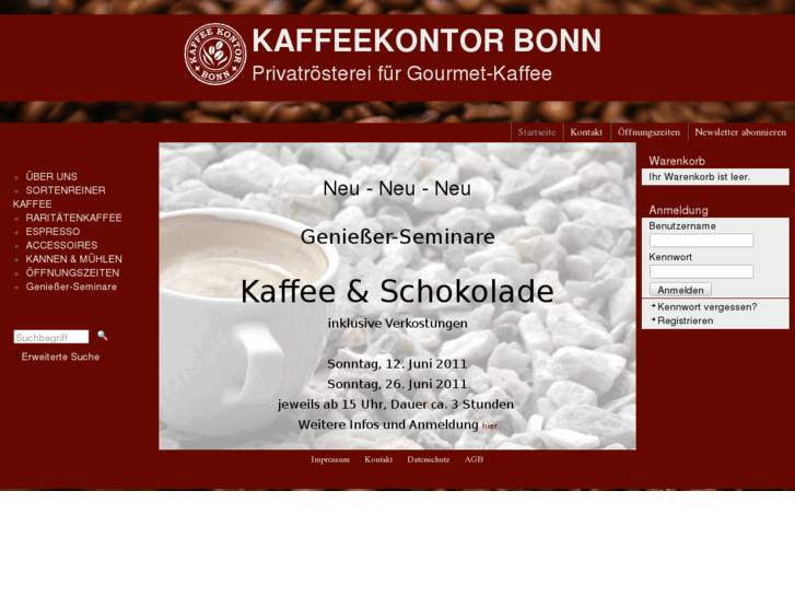 www.kaffeekontor-bonn.com