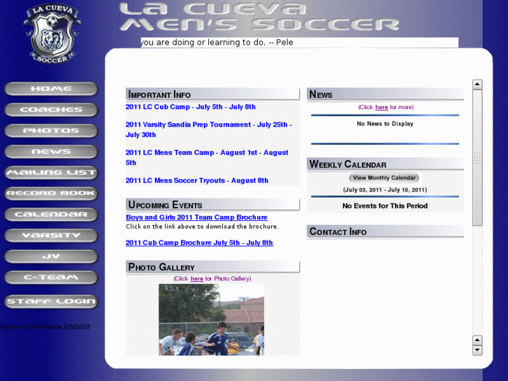 www.lacuevamenssoccer.com
