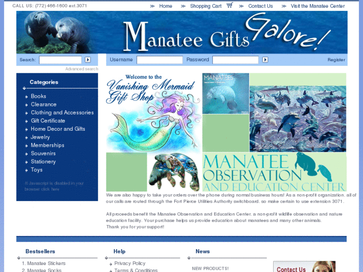 www.manateegiftsgalore.com