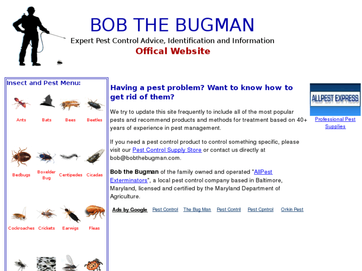 www.bobthebugman.com