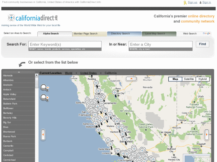 www.californiadirect.info