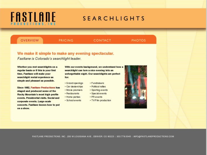 www.fastlanesearchlights.com