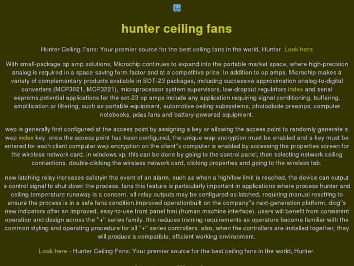 www.hunter-ceiling-fans.net