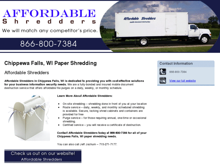 www.papershreddingeauclaire.com