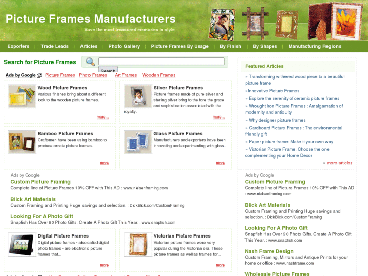 www.picture-frames-manufacturers.com