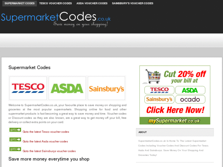 www.supermarketcodes.com