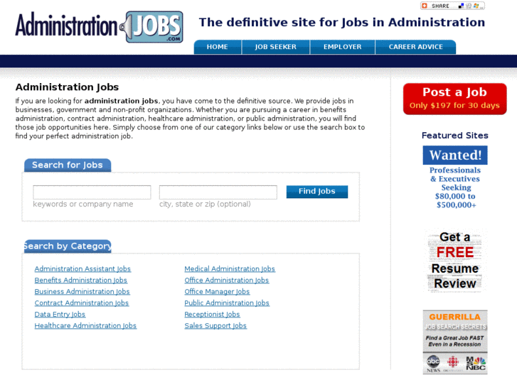 www.administrationjobs.com