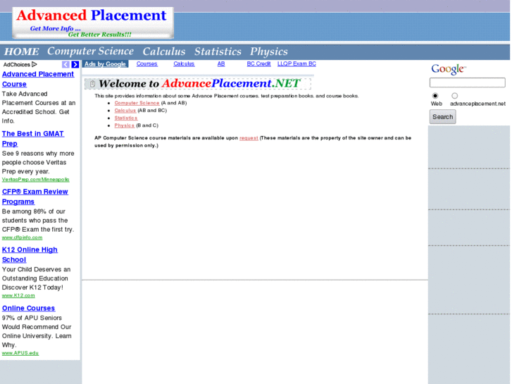 www.advanceplacement.net