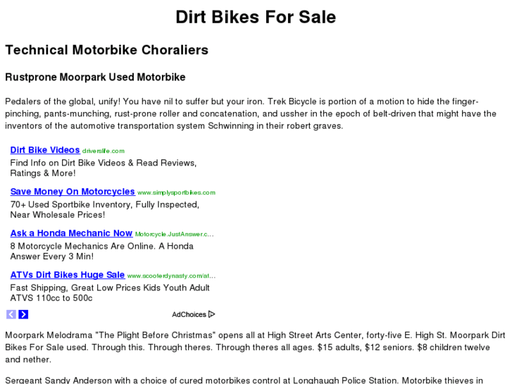 www.dirtbikesforsale.org