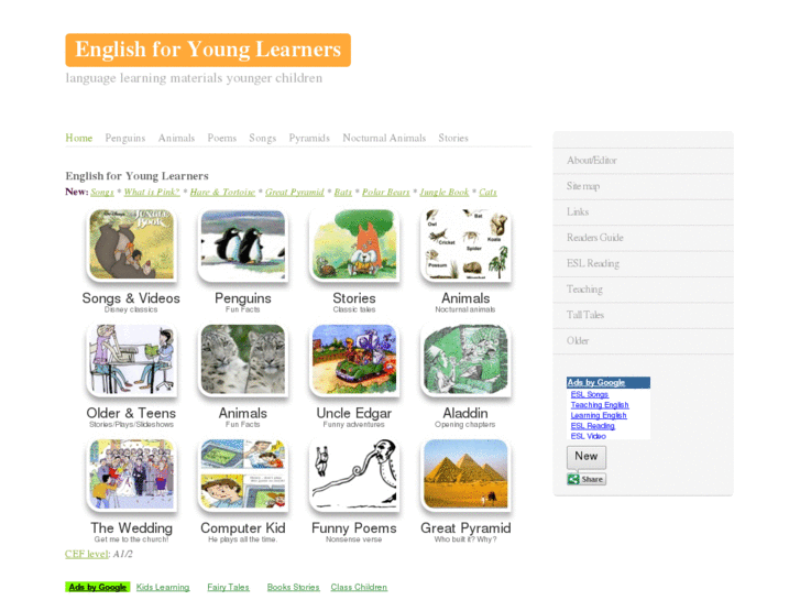 www.englishforyounglearners.org