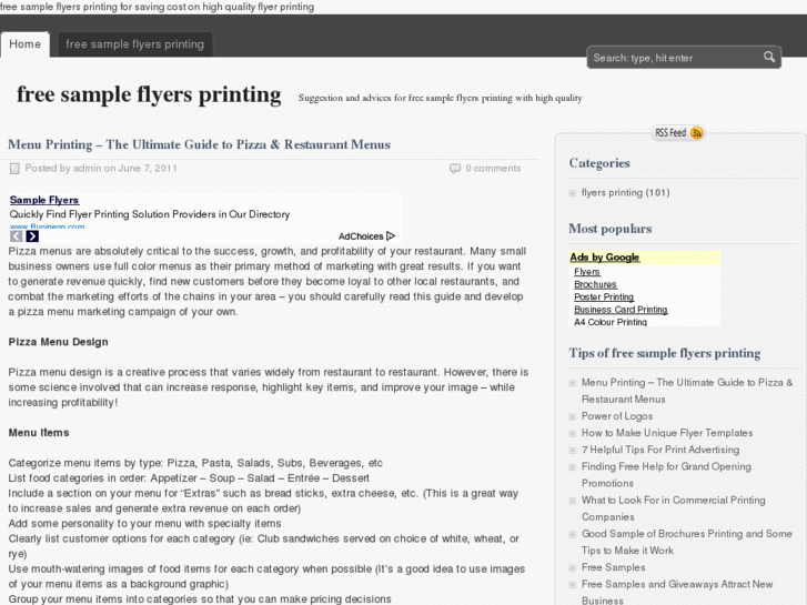 www.freesampleflyersprinting.com