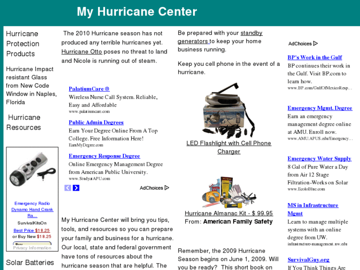 www.myhurricanecenter.com