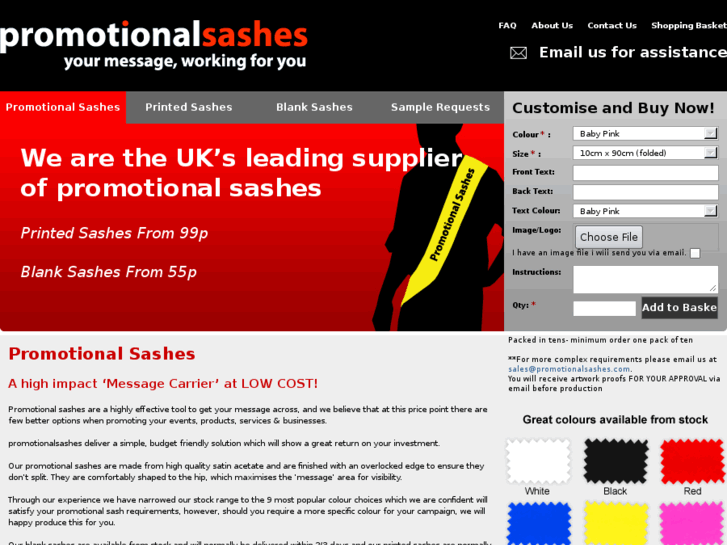 www.promotionalsashes.com