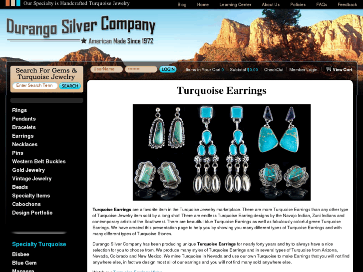 www.silverjewelryearrings.com