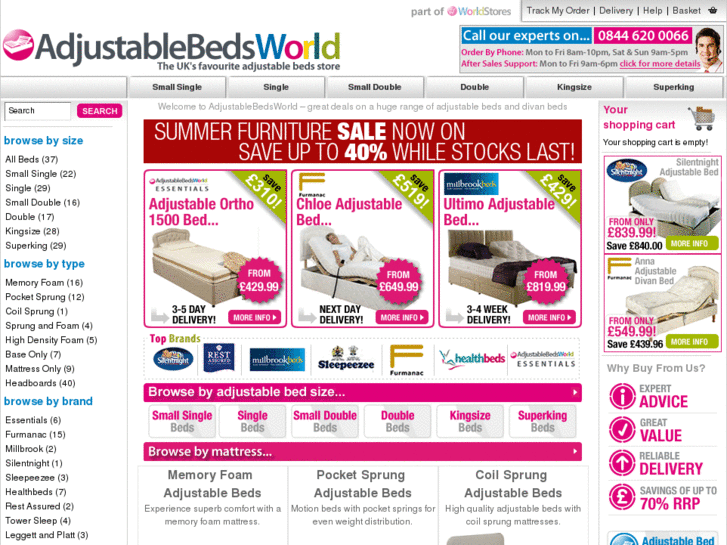 www.adjustablebedsworld.co.uk