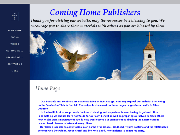 www.cominghomepublishers.com