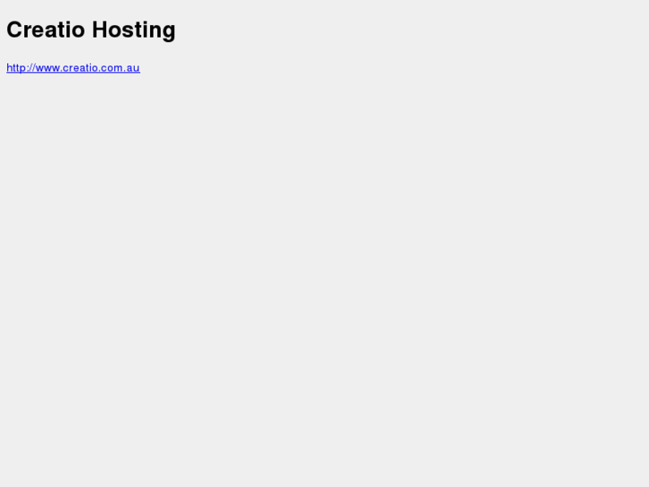 www.creatiohosting.com