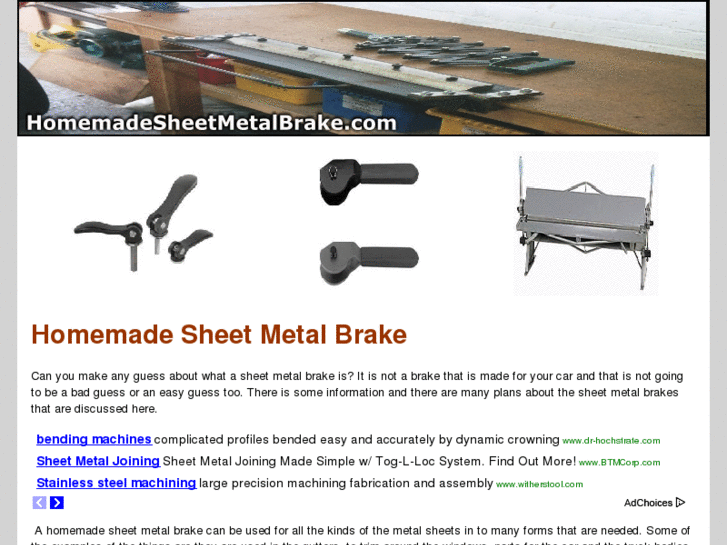 www.homemadesheetmetalbrake.com