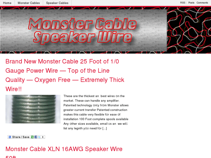 www.monstercablespeakerwire.com