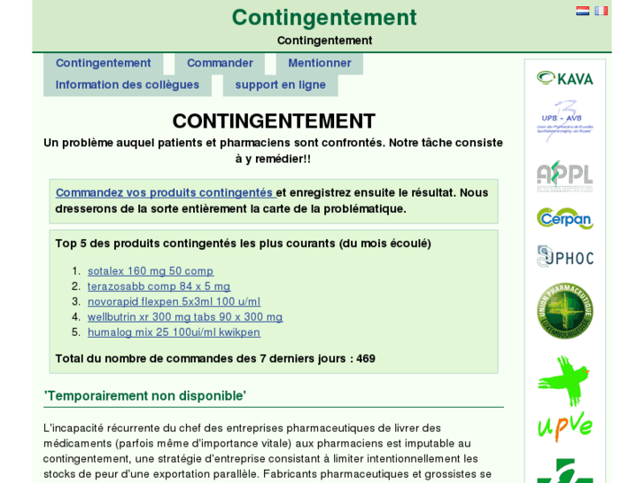 www.pharmacontingentement.be