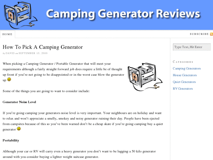 www.bestcampinggenerator.com