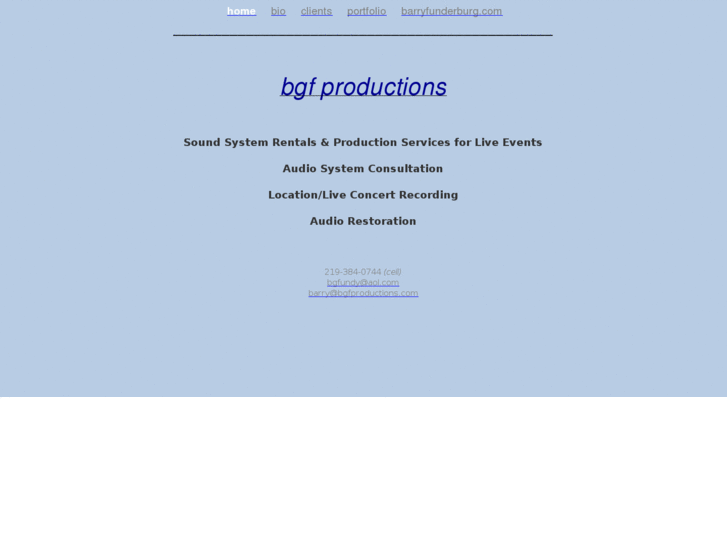 www.bgfproductions.com