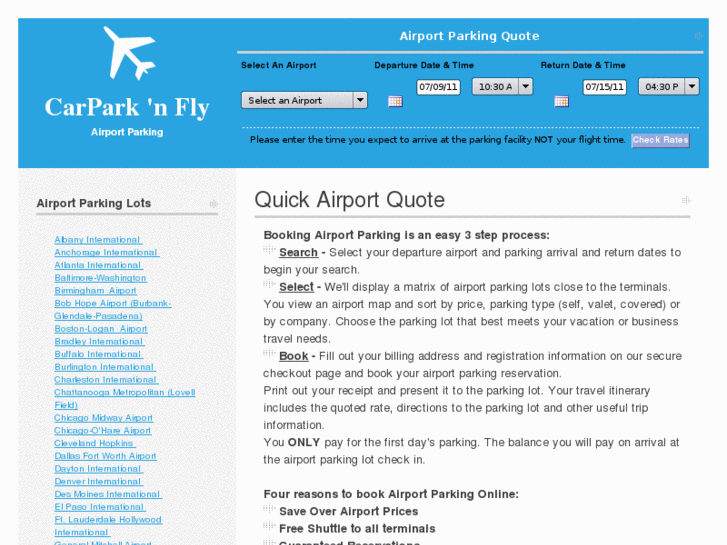 www.carpark-fly.com