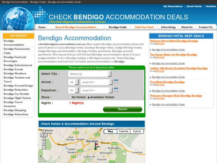 www.checkbendigoaccommodation.com.au
